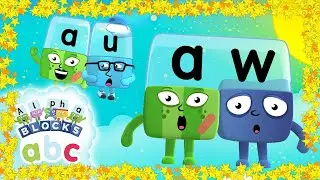 Alphablocks - Is it AW or AU? | Phonics | Learn to Read
