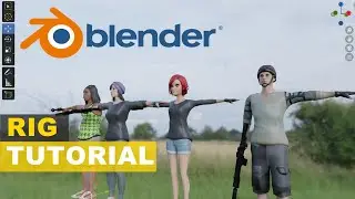 Blender 3.0 Attach Weapon to Character Rig (2022)
