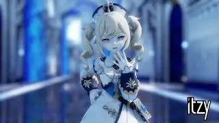 【Genshin Impact MMD 4K UHD/60FPS】Rosaria & Barbara 【ITZY - DALLA-DALLA】