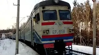 ЭР9м - 558 рейс №6628 Коростень - Борщаговка