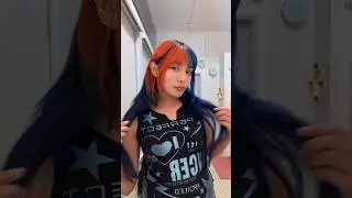 New hair REVEAL!🍊🫐✨ #hair #hairdye #hairtransformation #hairstyle