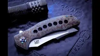 ED Cope Designs T22 Milled Titanium Anodized XHP Acid Wash