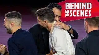 BEHIND THE SCENES of SERGIO BUSQUETS emotional farewell 💙❤️