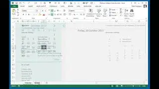 Expandable Rollover Sidebar Calendar for Excel