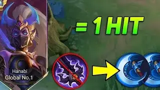 TRY THIS!!! build for Hanabi with New Buff is Overpowered - Build Top 1 Global Hanabi ~ MLBB