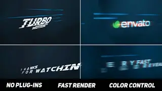 Fast Motion Title Opener (After Effects Template)