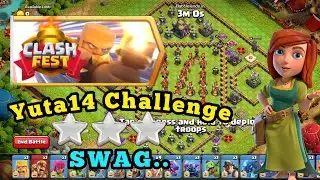 CLASH OF CLANS YUTA14 CHALLENGE EASILY 3 STAR TAGALOG TUTORIAL #MrCryptoHUNTER #COC