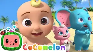 🪁 Fun on the Beach Song KARAOKE! 🏄🏻‍♂️| COCOMELON FANTASY ANIMALS! | Sing Along With Me!