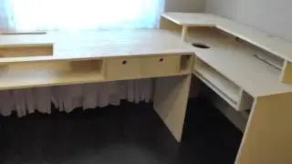 Computer Desk with their hands