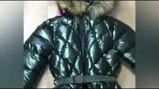 Слитный зимний комбинезон для девочки