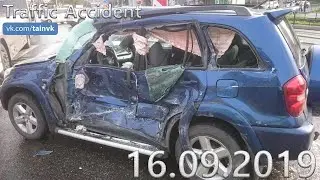 Подборка аварии ДТП на видеорегистратор за 16.09.2019 год