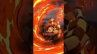 Tanjiro vs hantengu | Tanjiro Red Nichrin sword #demonslayer