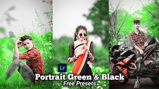Lightroom Portrait Green And Black Photo Editing | Lightroom Photo Editing | Lightroom Presets Free