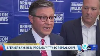 Speaker says he misspoke when he said he'd 'probably try to repeal the CHIPS Act