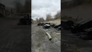 Щетка дорожная на ковш JCB 3CX/4CX
