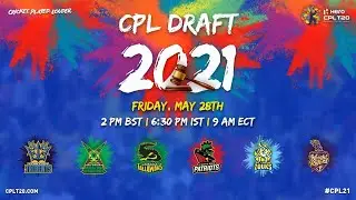 LIVE | CPL Player Draft 2021 | 
