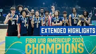 Extended Highlights: Argentina v USA FIBA U18 Americup 2024 Final