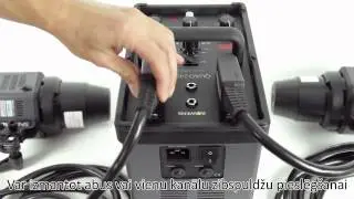 Master Foto video: Bowens BW-7720 QUAD 2400 portatīvais studijas komplekts
