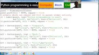 214 Python gui with Tkinter Course Create gui Graphic User Interfaces in Python with source code gui