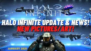 Halo Infinite News Update! New Pictures, Art, & Weapons! (Inside Infinite January 2021 Update)