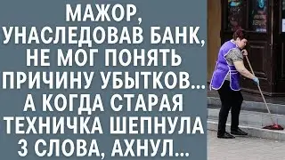 Мажор, унаследовав банк, не мог понять причину убытка… А едва старая техничка шепнула 3 слова,