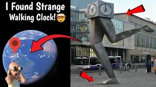 😰 I Found Very Strange Walking Clock Caught On Google Earth and Google Maps!