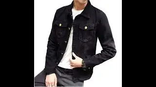 ОДЕЖДА с AliExpress - 2018! СТИЛЬНАЯ МУЖСКАЯ ДЖИНСОВАЯ КУРТКА