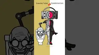 Speakerwoman vs Scientist Toilet😱What side are you on？Skibidi toilet Animation 