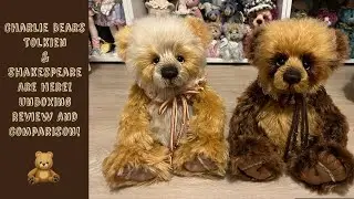 Charlie Bears Tolkien and Shakespeare are Here!!! And OMG!!! Cuteness Overload!😍
