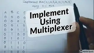 Implementation of boolean function using multiplexer in simple way(HINDI)