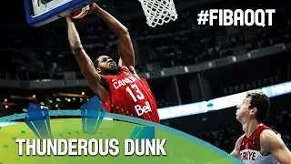 Tristan Thompson takes off for a thunderous dunk!