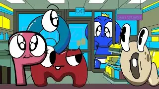 Awooga, But It’s Alphabet Lore Babies Animation, M, N, O, P, Q | Alphabet Lore Meme
