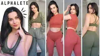 ALPHALETE'S BEST? ALPHALETE BEST IN CLASS TRY ON HAUL REVIEW | ALPHALETE ATHLETICS LEGGINGS
