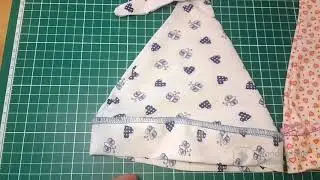 Шапочки из трикотажного лоскута.Магазин 1 метр ткани.😍