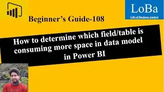 Power BI How to determine which field/table is consuming more space in data model| Data size issue