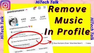 Remove Music from Instagram Profile | History