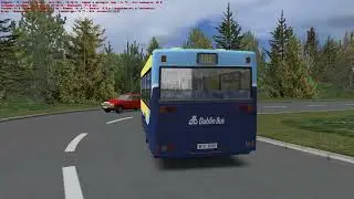 OMSI 2 - Большая деревня Маршрут 100 на автобусе MAN GN92 1992 года Dublin часть 1
