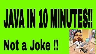 Learn java in 10 minutes | Java tutorial for beginners 2020