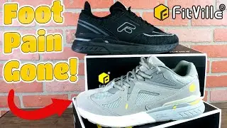 New Running Walking Workout Shoes that helps RELIEVE FOOT PAIN from Fitville Shoe!