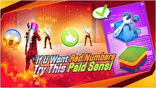 PAID SENSI Revealed Which Gives : 97% Headshot Rate ? Bluestacks ! msi