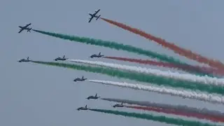 Italian Air Force Frecce Tricolori MB-339s | Milwaukee Air & Water Show 2024