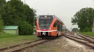 Штадлерский дизель-поезд 2235 на ст. Лелле / Stadler DMU 2235 at Lelle station