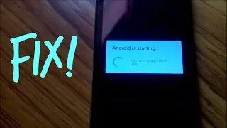 How to fix optimising app issue (Android starting issue)in any android phone.