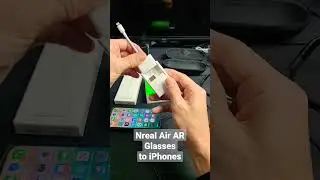 Connect iPhones to Nreal Air AR Glasses