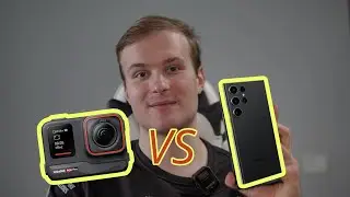 Samsung S23 Ultra vs Insta360 ACE PRO |8K video comparison|