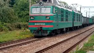 ВЛ80к-650 с нечетным грузовым. Приветливый помощник
