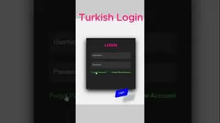 Turkish Ice Cream Login Page source code.| Amin Coding.