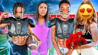 THE #1 YOUTH FOOTBALL PLAYER CRUSH CAME TO SEE HIM PLAY & HE GOES EVEN CRAZIER SCORING 4 TOUCHDOWNS!