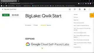 BigLake: Qwik Start [ GSP1040 ] Solution