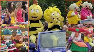 Plopsa Parade met K3 en Maya en Bumba